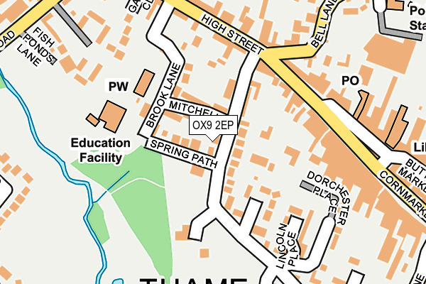 OX9 2EP map - OS OpenMap – Local (Ordnance Survey)