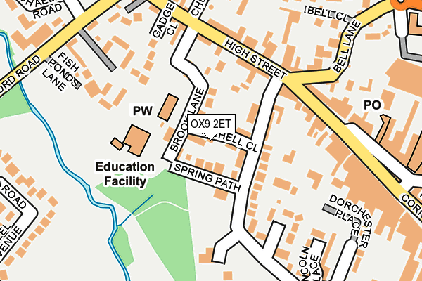 OX9 2ET map - OS OpenMap – Local (Ordnance Survey)