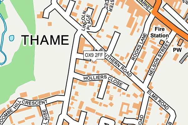 OX9 2FF map - OS OpenMap – Local (Ordnance Survey)