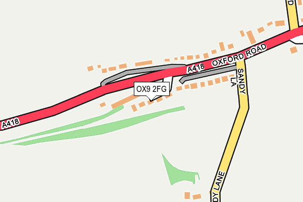OX9 2FG map - OS OpenMap – Local (Ordnance Survey)