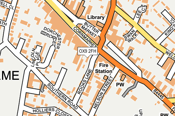 OX9 2FH map - OS OpenMap – Local (Ordnance Survey)
