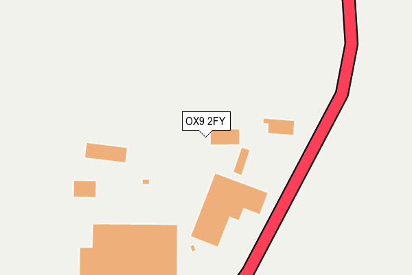 OX9 2FY map - OS OpenMap – Local (Ordnance Survey)