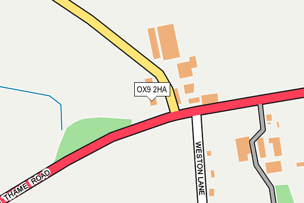 OX9 2HA map - OS OpenMap – Local (Ordnance Survey)