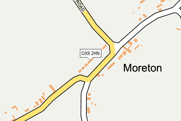 OX9 2HN map - OS OpenMap – Local (Ordnance Survey)