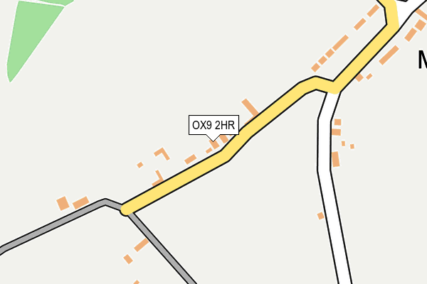 OX9 2HR map - OS OpenMap – Local (Ordnance Survey)