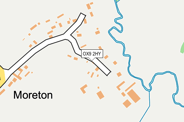 OX9 2HY map - OS OpenMap – Local (Ordnance Survey)