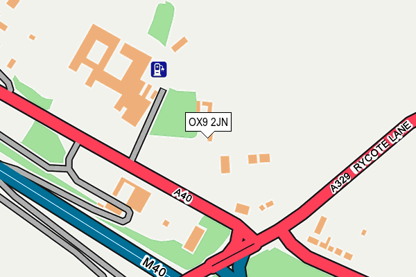 OX9 2JN map - OS OpenMap – Local (Ordnance Survey)