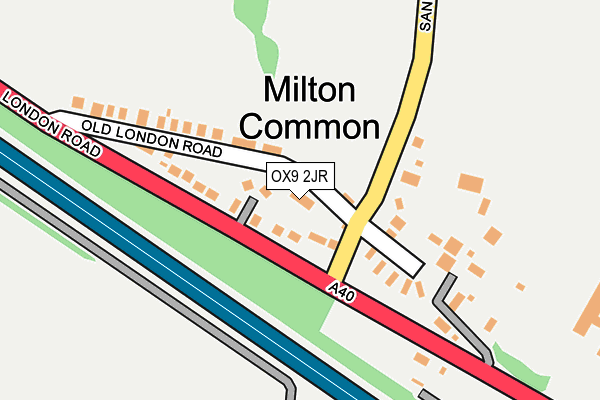 OX9 2JR map - OS OpenMap – Local (Ordnance Survey)