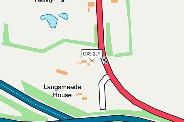 OX9 2JY map - OS OpenMap – Local (Ordnance Survey)