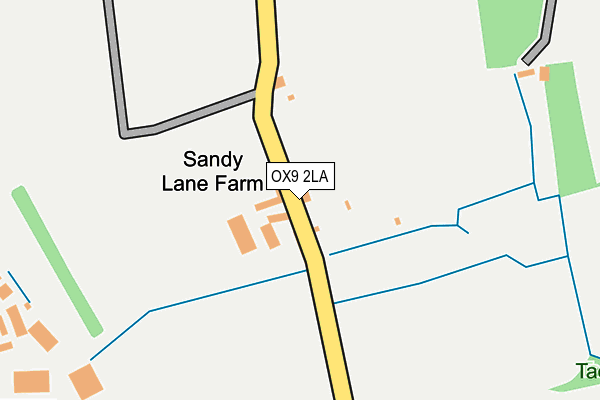 OX9 2LA map - OS OpenMap – Local (Ordnance Survey)