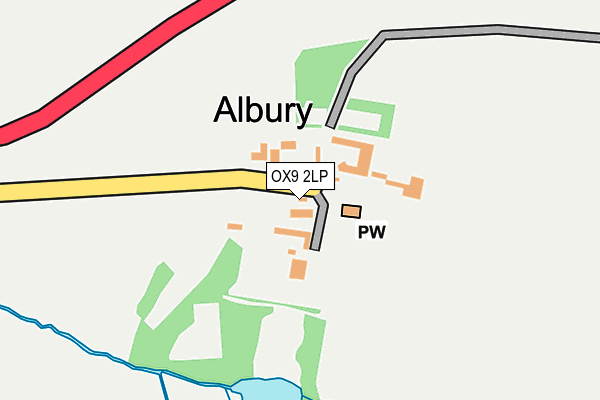 OX9 2LP map - OS OpenMap – Local (Ordnance Survey)