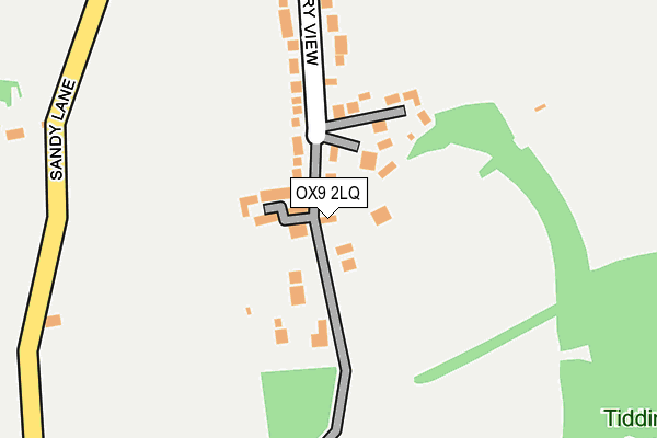 OX9 2LQ map - OS OpenMap – Local (Ordnance Survey)