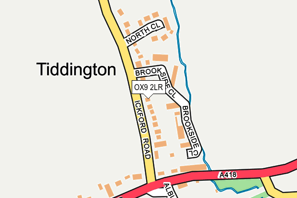 OX9 2LR map - OS OpenMap – Local (Ordnance Survey)