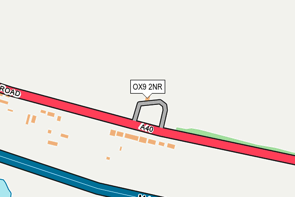 OX9 2NR map - OS OpenMap – Local (Ordnance Survey)