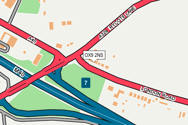 OX9 2NS map - OS OpenMap – Local (Ordnance Survey)