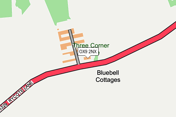 OX9 2NX map - OS OpenMap – Local (Ordnance Survey)