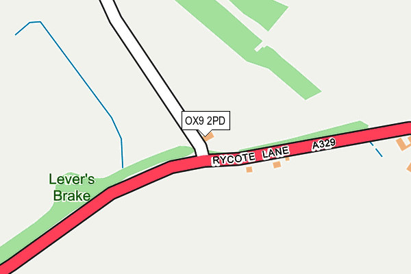 OX9 2PD map - OS OpenMap – Local (Ordnance Survey)