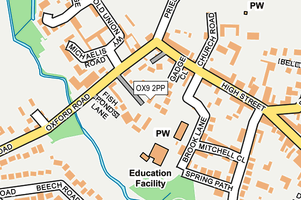 OX9 2PP map - OS OpenMap – Local (Ordnance Survey)