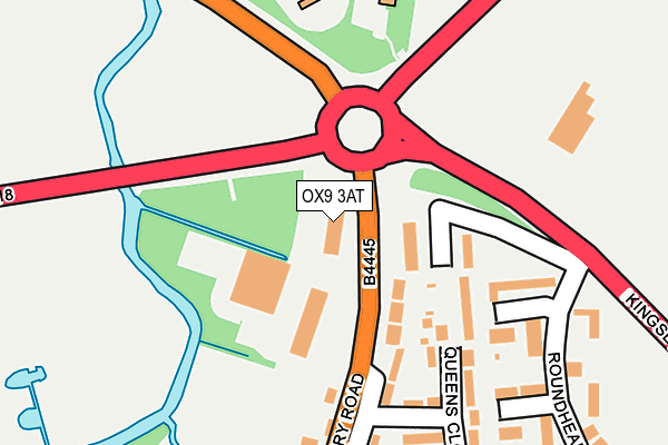 OX9 3AT map - OS OpenMap – Local (Ordnance Survey)