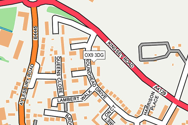 OX9 3DG map - OS OpenMap – Local (Ordnance Survey)