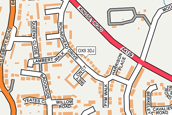 OX9 3DJ map - OS OpenMap – Local (Ordnance Survey)