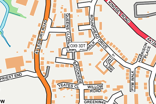 OX9 3DT map - OS OpenMap – Local (Ordnance Survey)