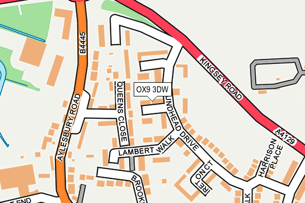 OX9 3DW map - OS OpenMap – Local (Ordnance Survey)