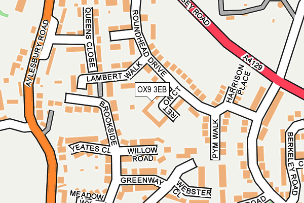 OX9 3EB map - OS OpenMap – Local (Ordnance Survey)