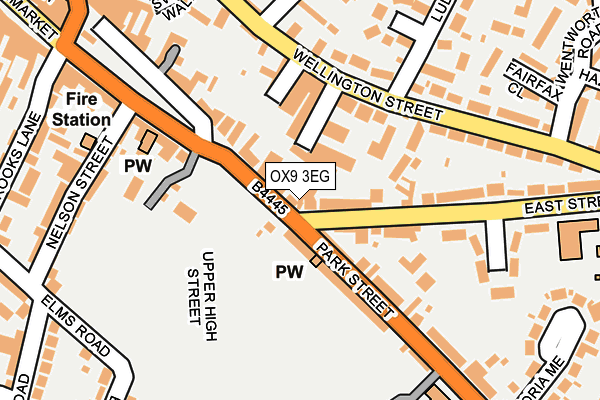 OX9 3EG map - OS OpenMap – Local (Ordnance Survey)