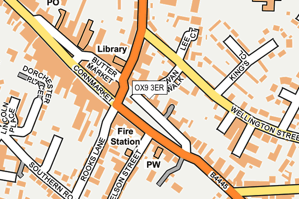 OX9 3ER map - OS OpenMap – Local (Ordnance Survey)