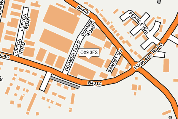 OX9 3FS map - OS OpenMap – Local (Ordnance Survey)