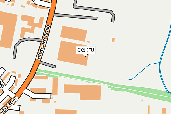 OX9 3FU map - OS OpenMap – Local (Ordnance Survey)