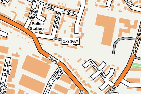 OX9 3GW map - OS OpenMap – Local (Ordnance Survey)