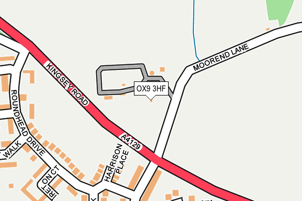 OX9 3HF map - OS OpenMap – Local (Ordnance Survey)