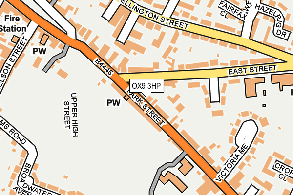 OX9 3HP map - OS OpenMap – Local (Ordnance Survey)