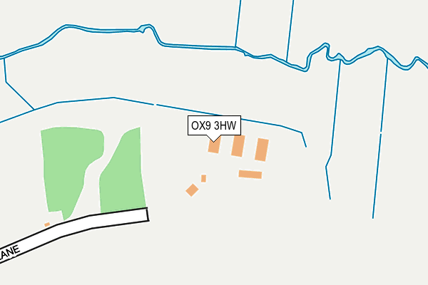 OX9 3HW map - OS OpenMap – Local (Ordnance Survey)