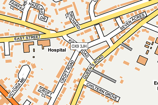 OX9 3JH map - OS OpenMap – Local (Ordnance Survey)