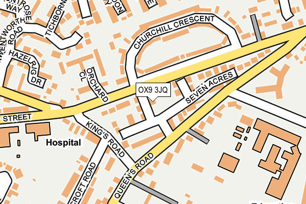 OX9 3JQ map - OS OpenMap – Local (Ordnance Survey)