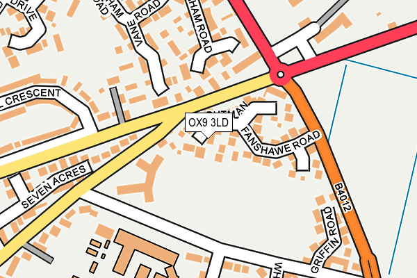 OX9 3LD map - OS OpenMap – Local (Ordnance Survey)
