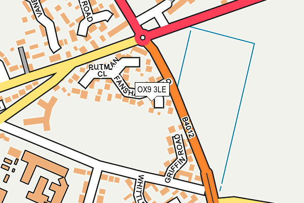 OX9 3LE map - OS OpenMap – Local (Ordnance Survey)