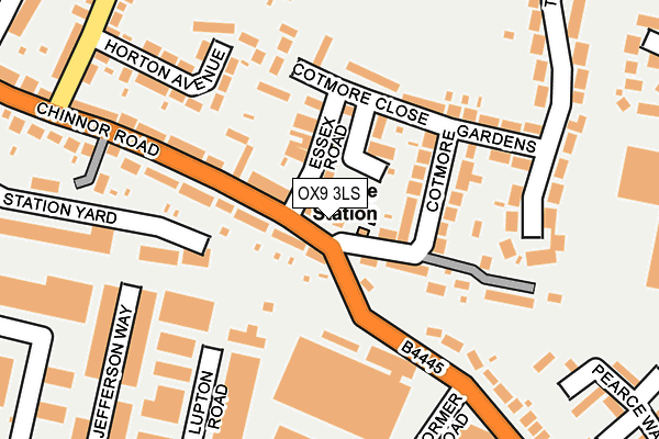 OX9 3LS map - OS OpenMap – Local (Ordnance Survey)