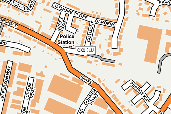 OX9 3LU map - OS OpenMap – Local (Ordnance Survey)