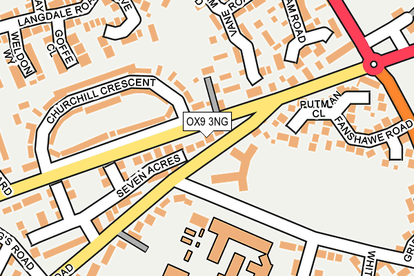 OX9 3NG map - OS OpenMap – Local (Ordnance Survey)