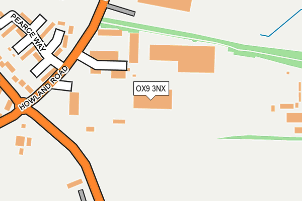 OX9 3NX map - OS OpenMap – Local (Ordnance Survey)