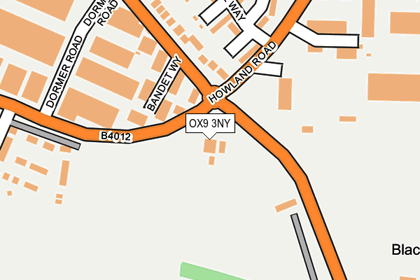 OX9 3NY map - OS OpenMap – Local (Ordnance Survey)