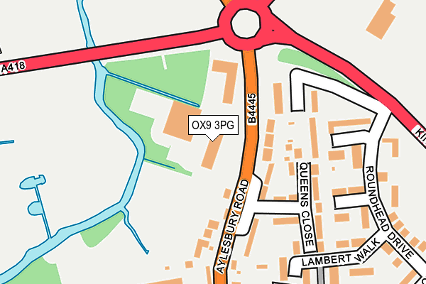 OX9 3PG map - OS OpenMap – Local (Ordnance Survey)