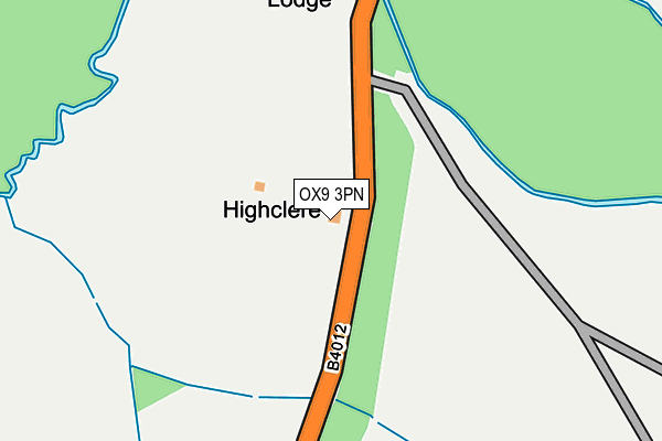 OX9 3PN map - OS OpenMap – Local (Ordnance Survey)