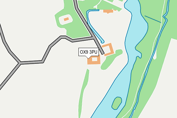 OX9 3PU map - OS OpenMap – Local (Ordnance Survey)