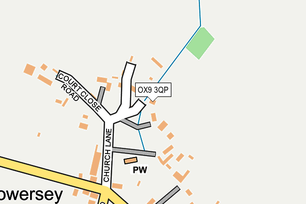 OX9 3QP map - OS OpenMap – Local (Ordnance Survey)