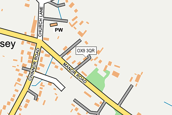 OX9 3QR map - OS OpenMap – Local (Ordnance Survey)